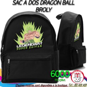 Sac à dos Dragon Ball – Broly "Legendary Super Saiyan"