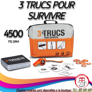 3 TRUCS POUR SURVIVRE