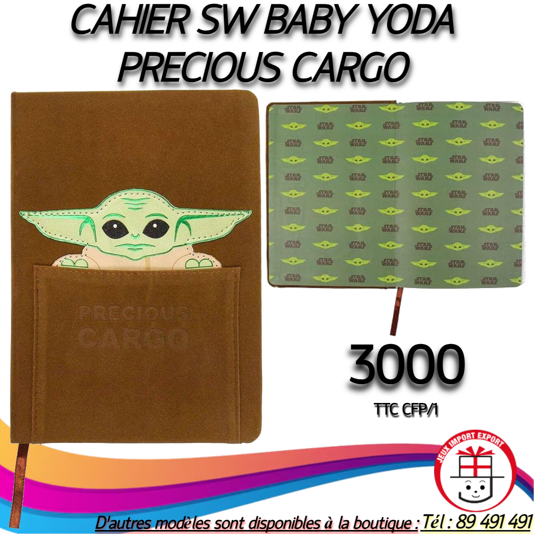 CAHIER SW BABY YODA PRECIOUS CARGO