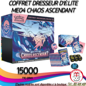 POKEMON COFFRET DRESSEUR D'ELITE CHAOS ASCENDANT ME04