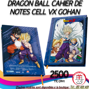 DRAGON BALL CAHIER DE NOTES CELL VX GOHAN