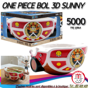 ONE PIECE BOL 3D SUNNY