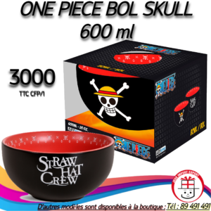 ONE PIECE BOL SKULL 600 ml