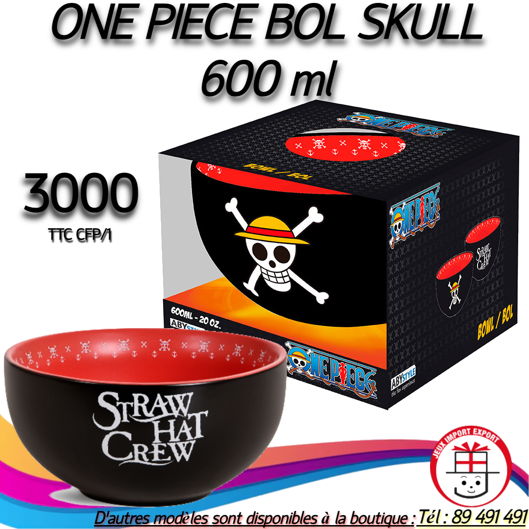 ONE PIECE BOL SKULL 600 ml