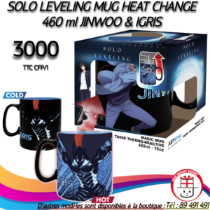 SOLO LEVELING MUG HEAT CHANGE 460 ml JINWOO & IGRIS