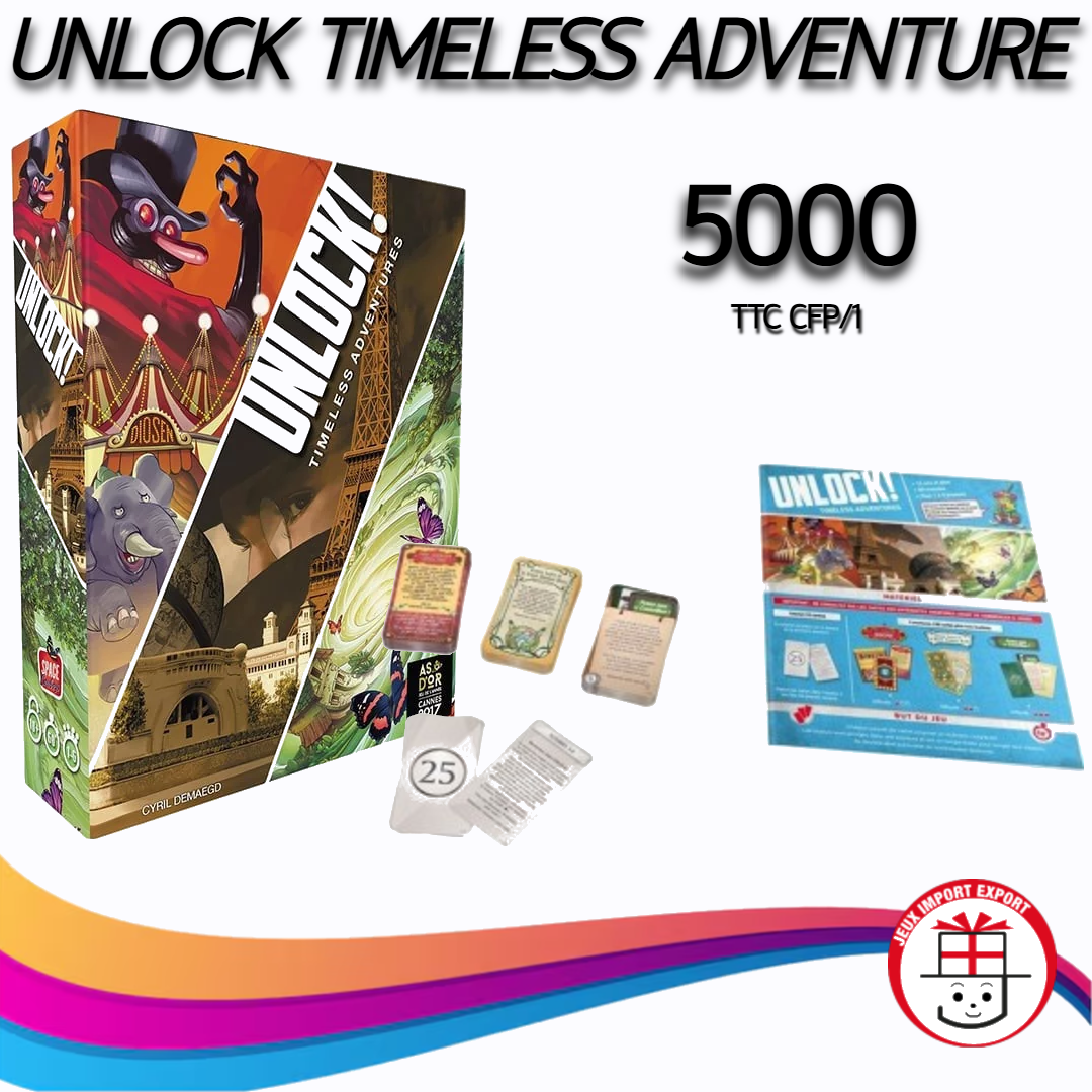 UNLOCK TIMELESS ADVENTURE