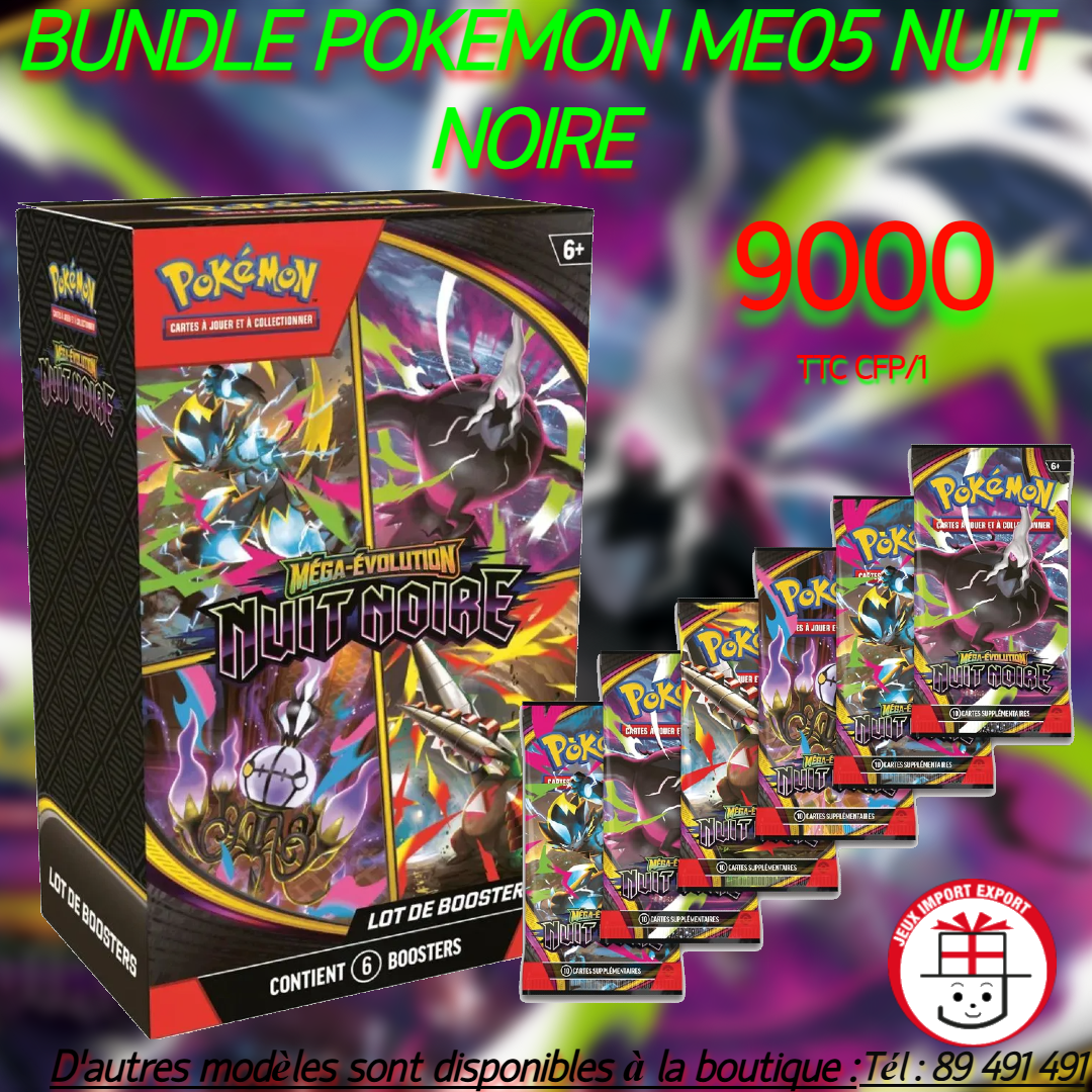 BUNDLE POKEMON ME05 NUIT NOIRE