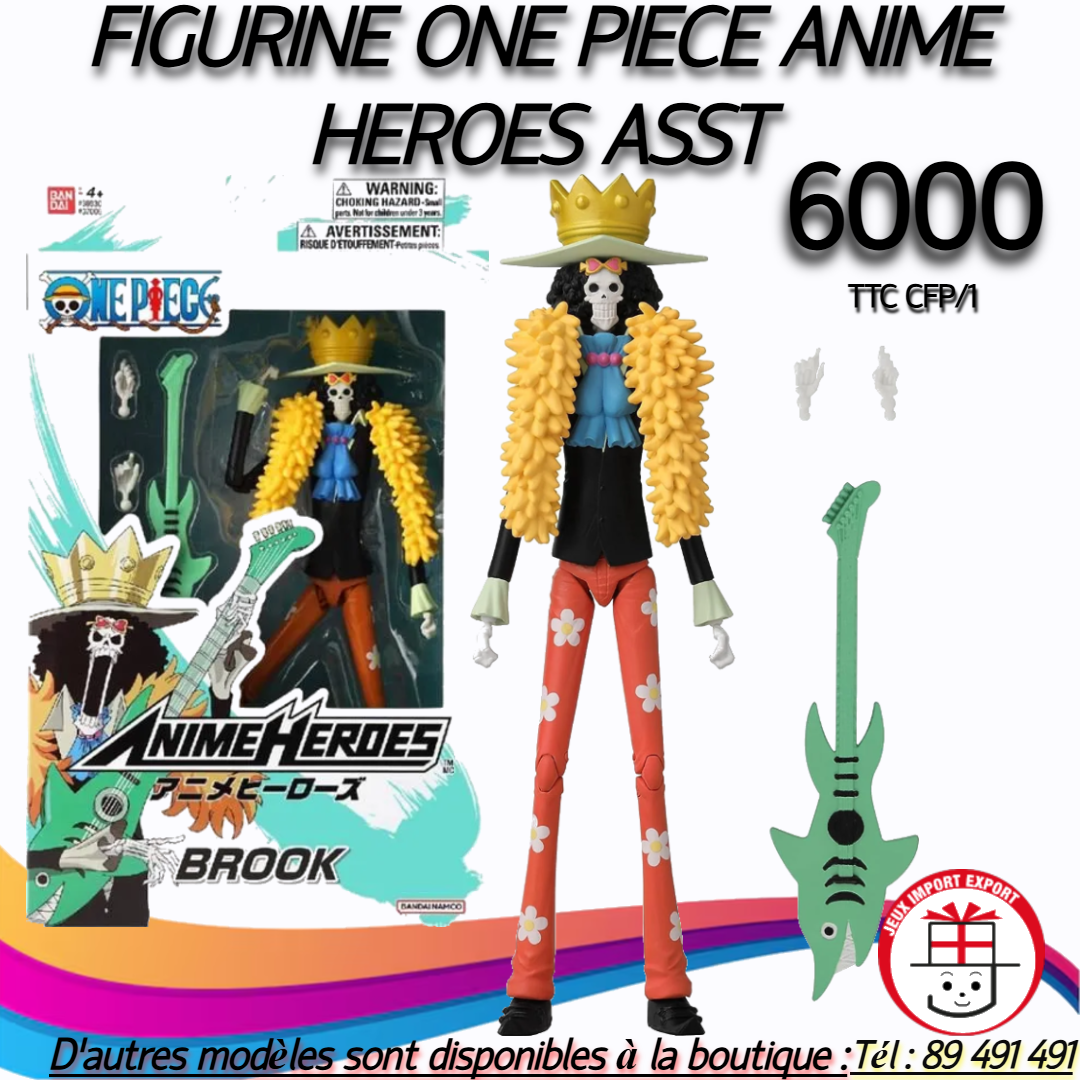 FIGURINE ONE PIECE ANIME HEROES ASST