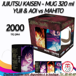 JUJUTSU KAISEN - MUG 320 ml YUJI & AOI vs MAHITO