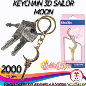 PORTE CLEFS 3D SAILOR MOON