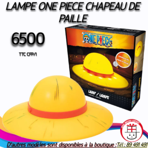 LAMPE ONE PIECE CHAPEAU DE PAILLE
