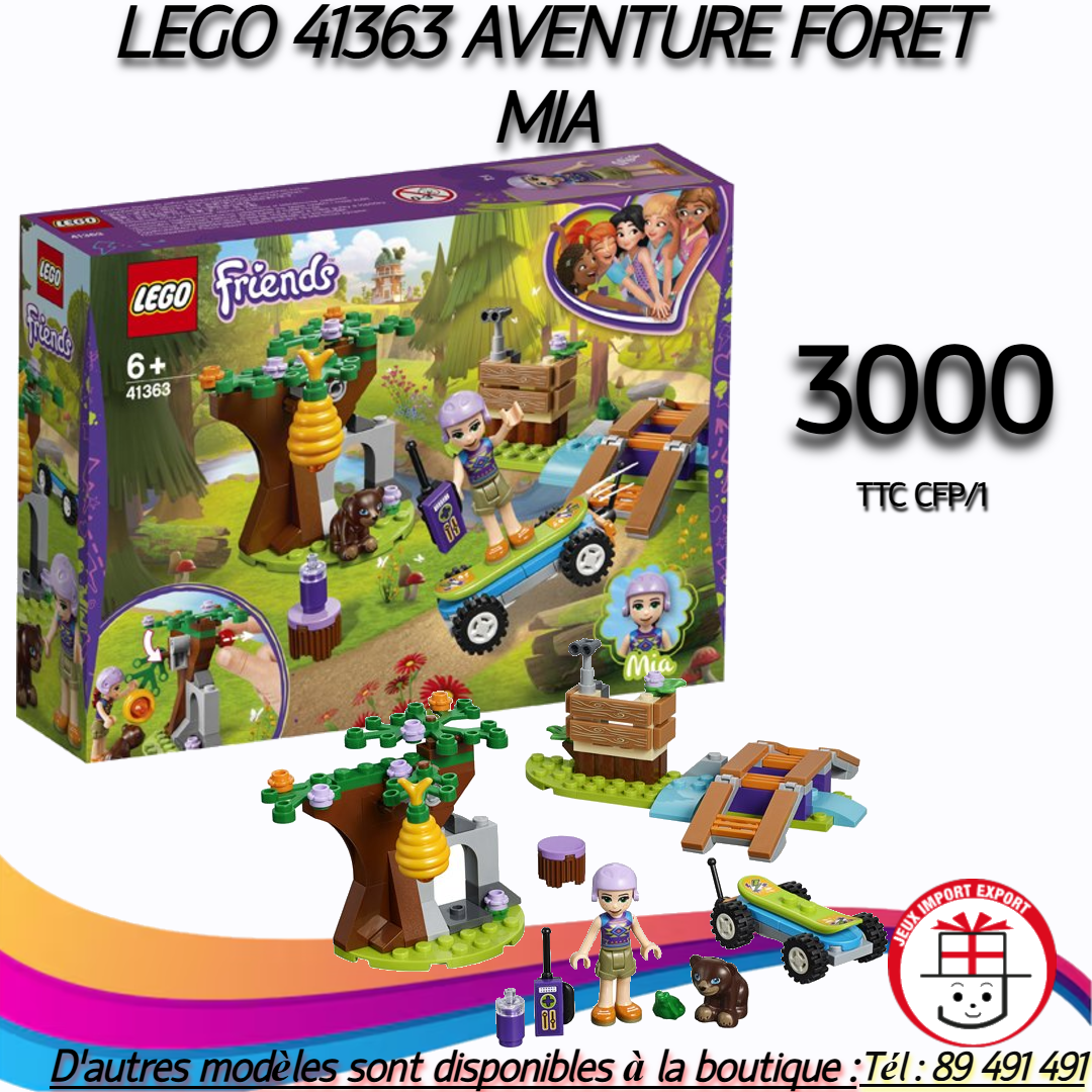 LEGO FRIENDS AVENTURE FORET MIA