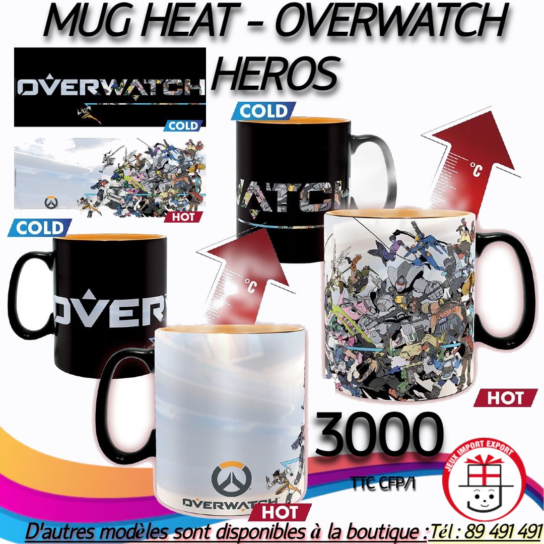 MUG HEAT - OVERWATCH HEROS