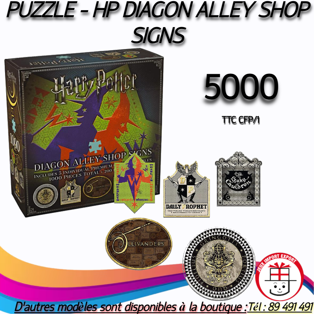 PUZZLE - HP DIAGON ALLEY SHOP SIGNS