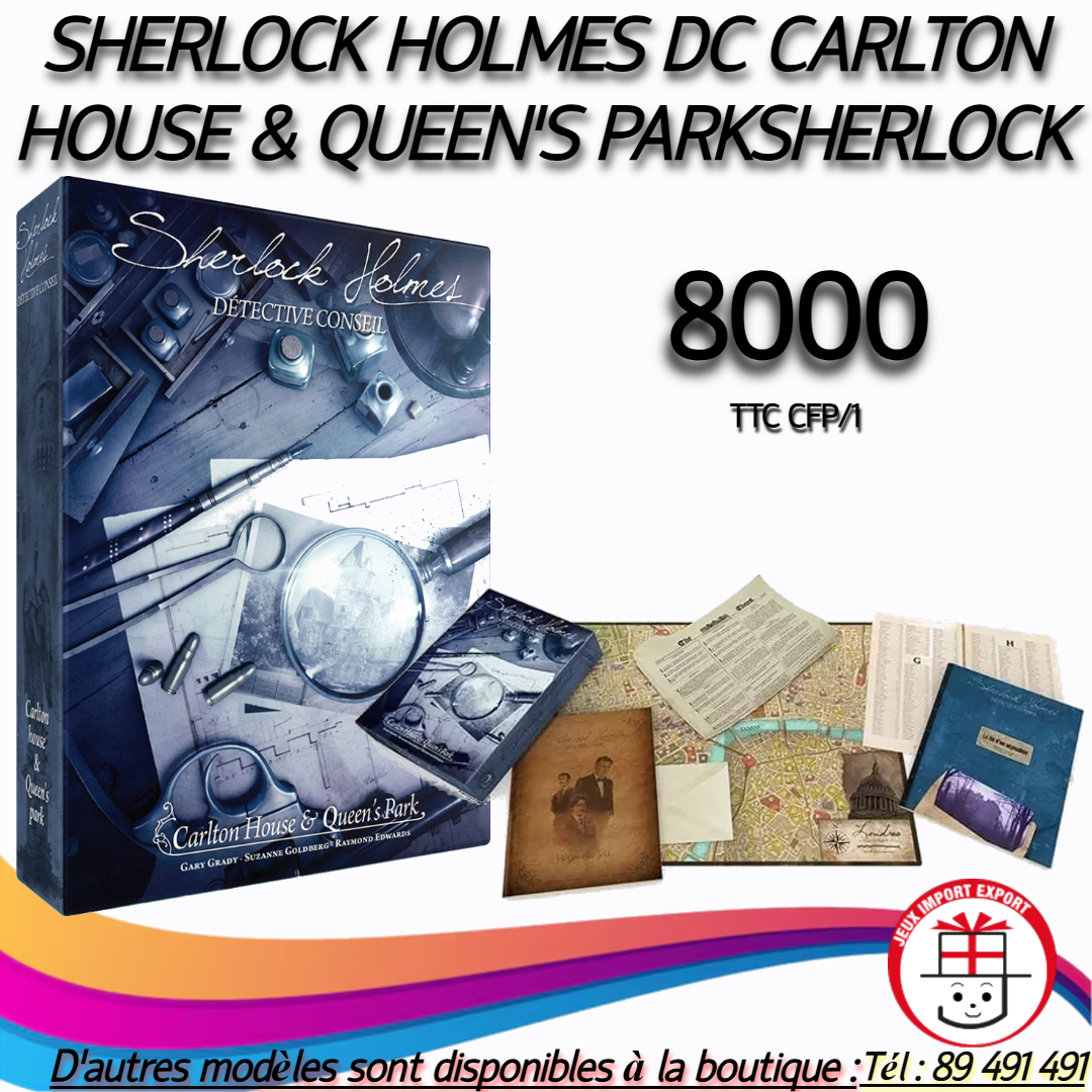 SHERLOCK HOLMES DC CARLTON HOUSE & QUEEN'S PARKSHERLOCK