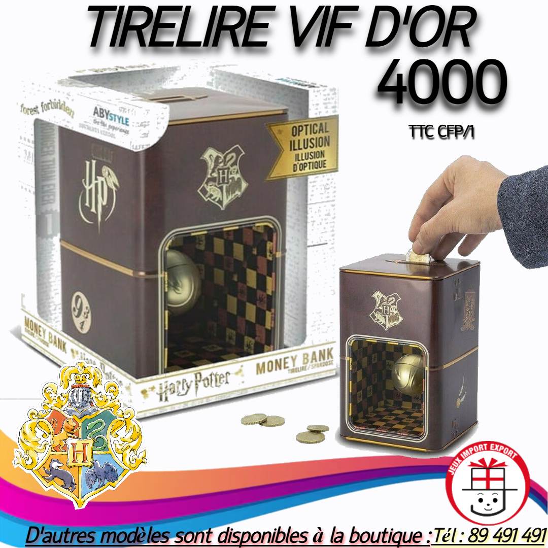 TIRELIRE VIF D'OR