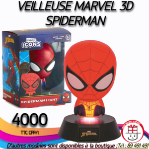VEILLEUSE MARVEL 3D SPIDERMAN