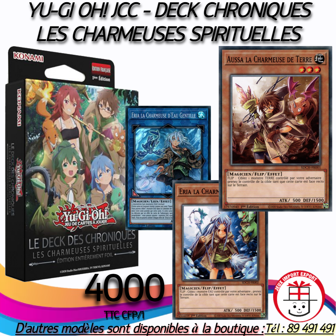 YU GI OH! JCC - DECK CHRONIQUES LES CHARMEUSES SPIRITUELLES